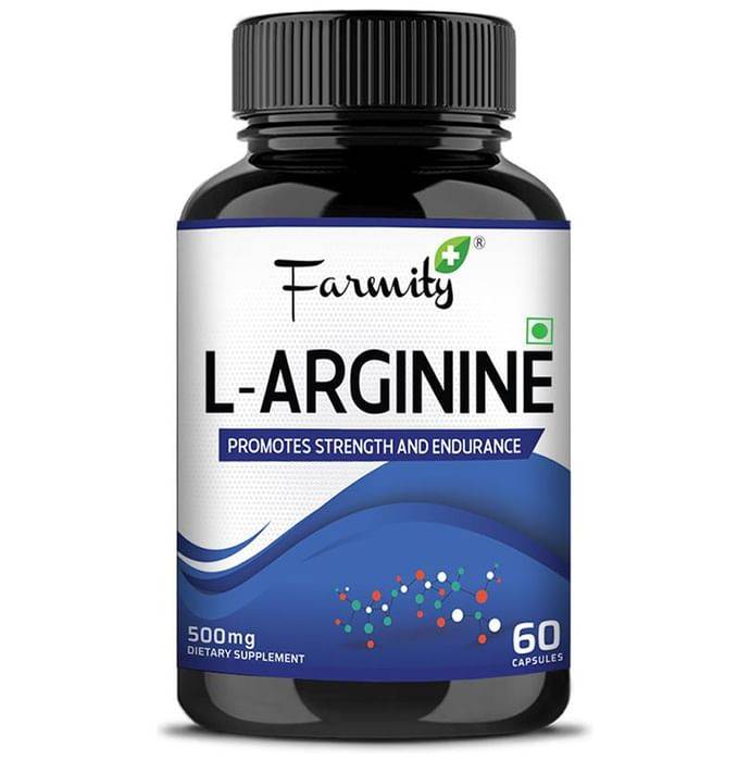 Farmity L-arginine 500mg Capsule
