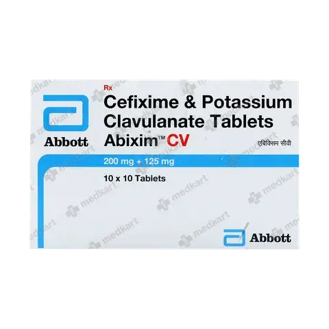 CEFIXIME 200 MG+CLAVULANIC ACID 125 MG