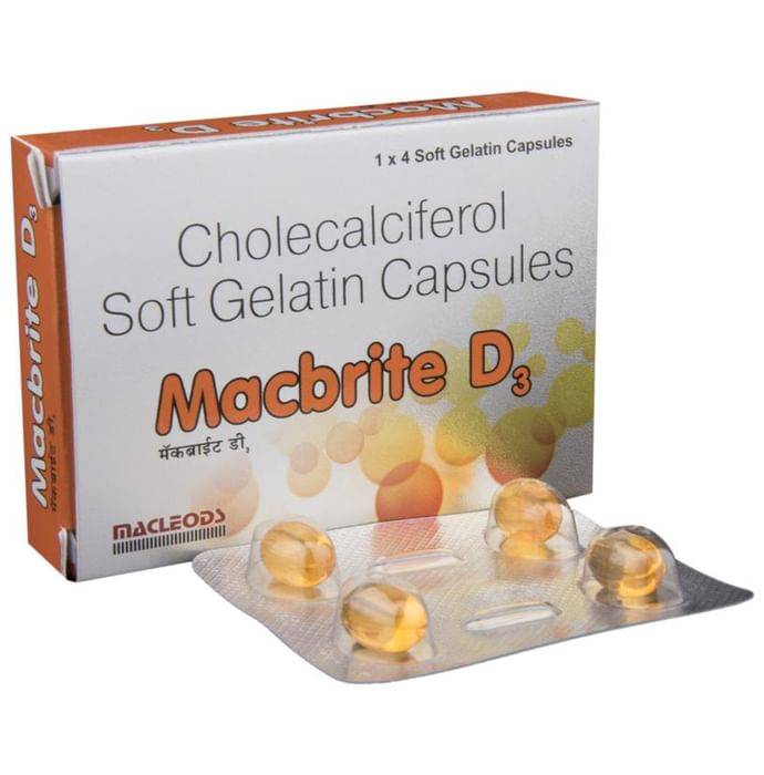 Macbrite D3 Soft Gelatin Capsule