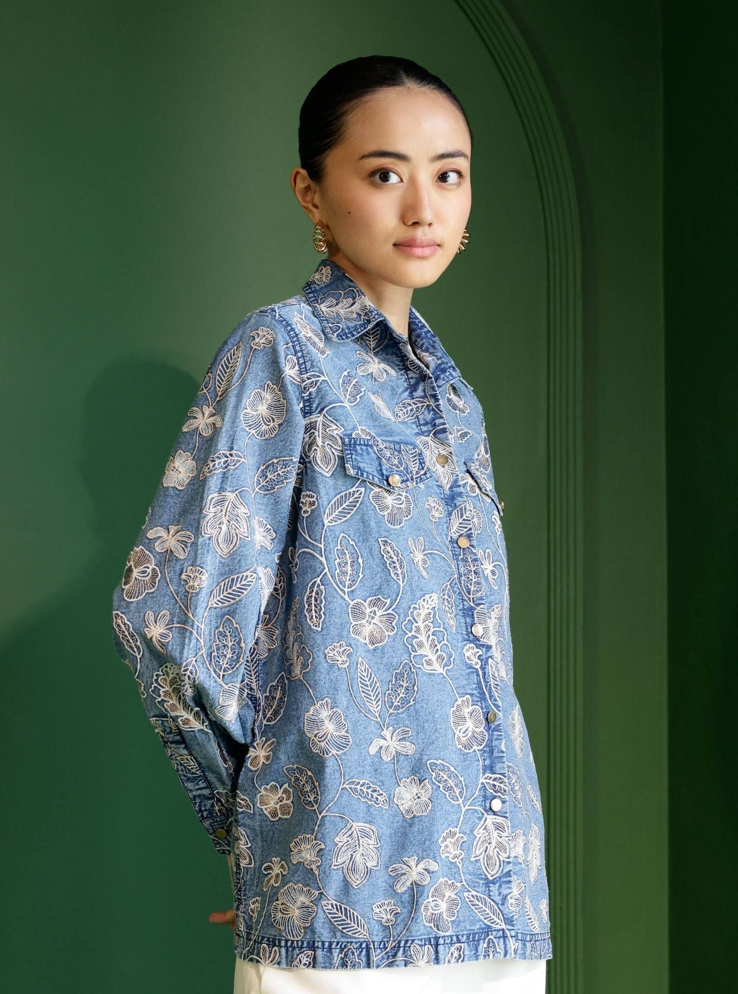 Ceri Denim Blue Shirt