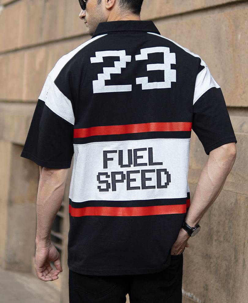 Black Panel Printed T-Shirt Buy @ ₹799