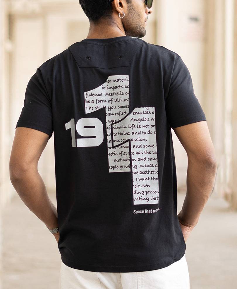 Black Lucent Graphic T-Shirt Buy @ ₹499