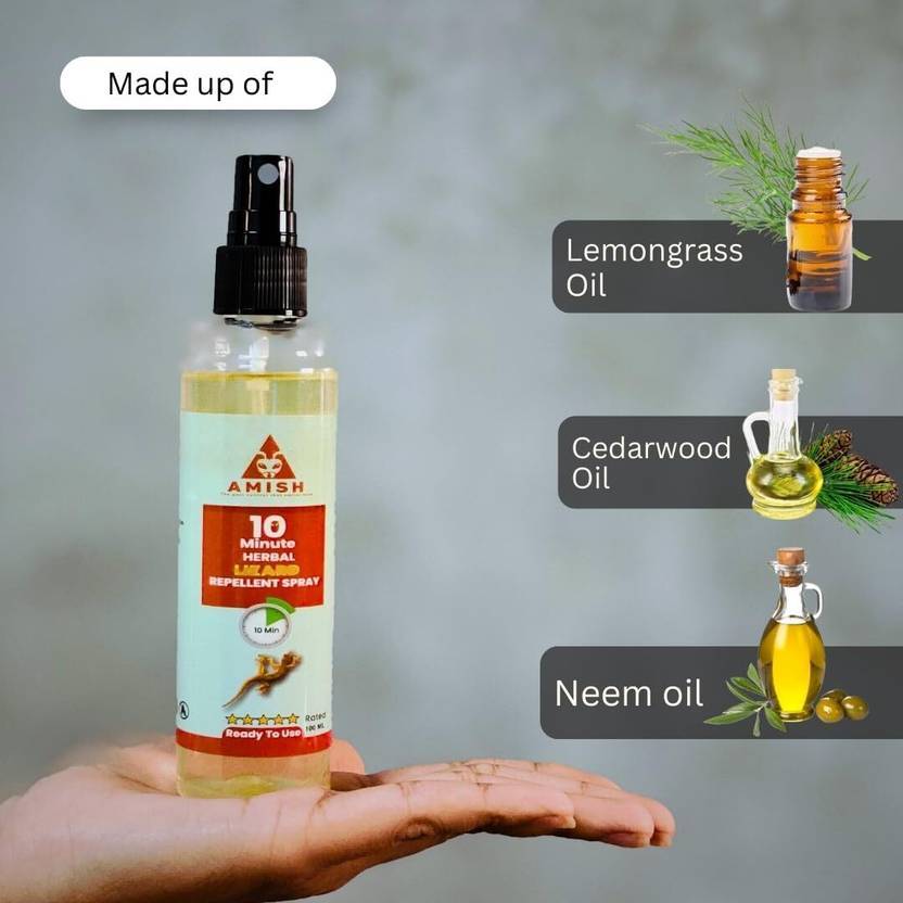 Herbal lizard spray 100 ml pack of 1 |10 minutes formula |removes entire lizard colony Buy @ ₹149