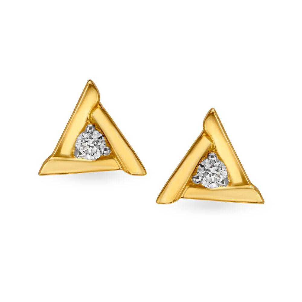 Prism Point Diamond Stud Earrings