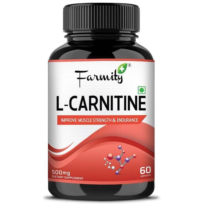 Farmity L- Carnitine 500mg Dietary...