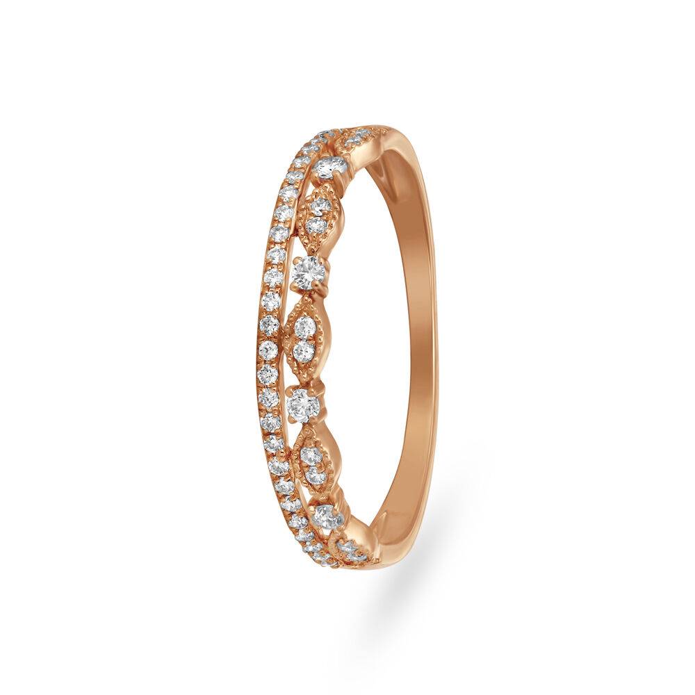Sleek And Glamorous Diamond Finger Ring
