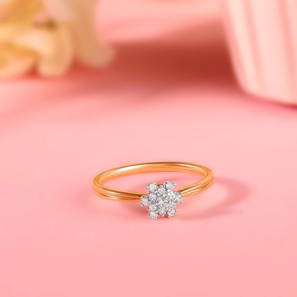 Blossom Cluster Diamond Ring