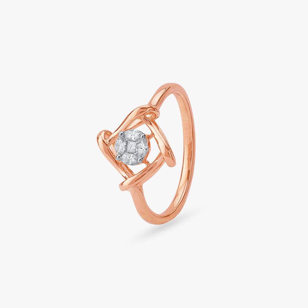 Float Frame Diamond Ring