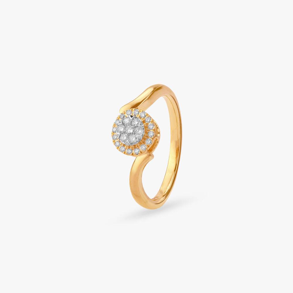 Sunhalo Wave Diamond Ring