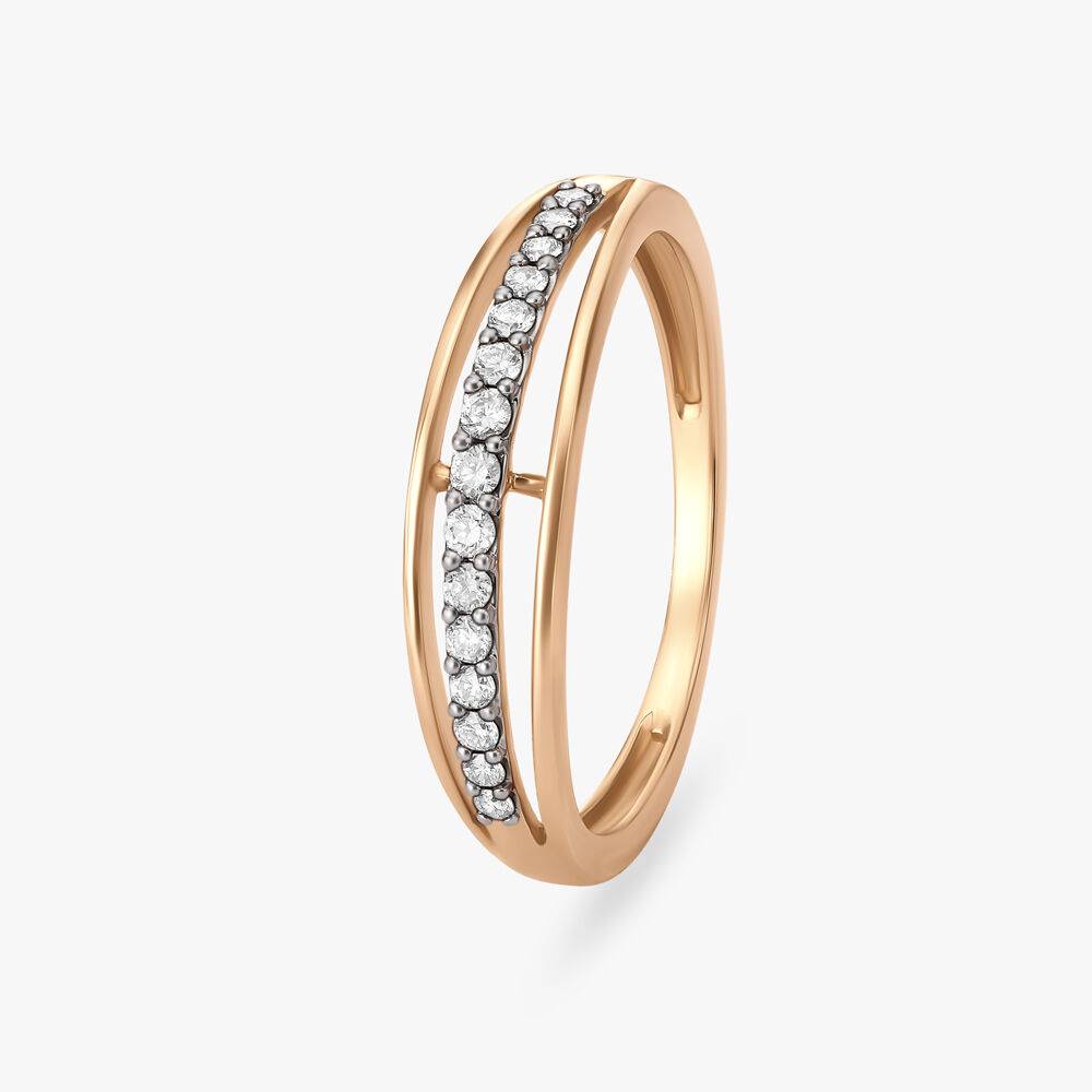 Twin Trace Diamond Ring