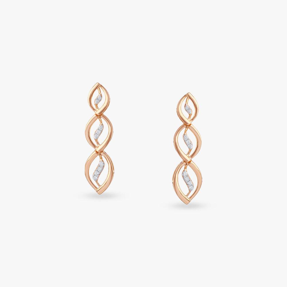Luxe Symphony Diamond Drop Earrings