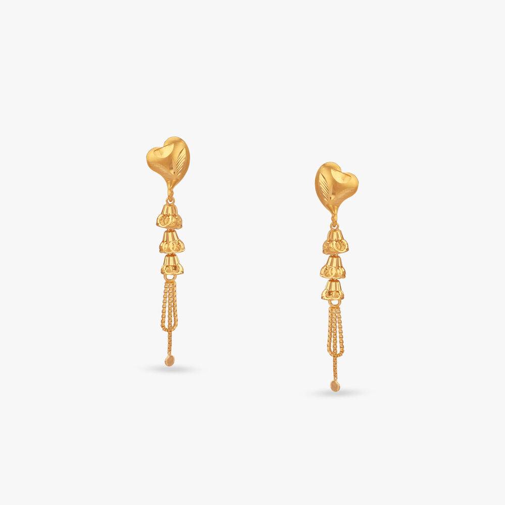 Amour Glow Gold Drop Earrings
