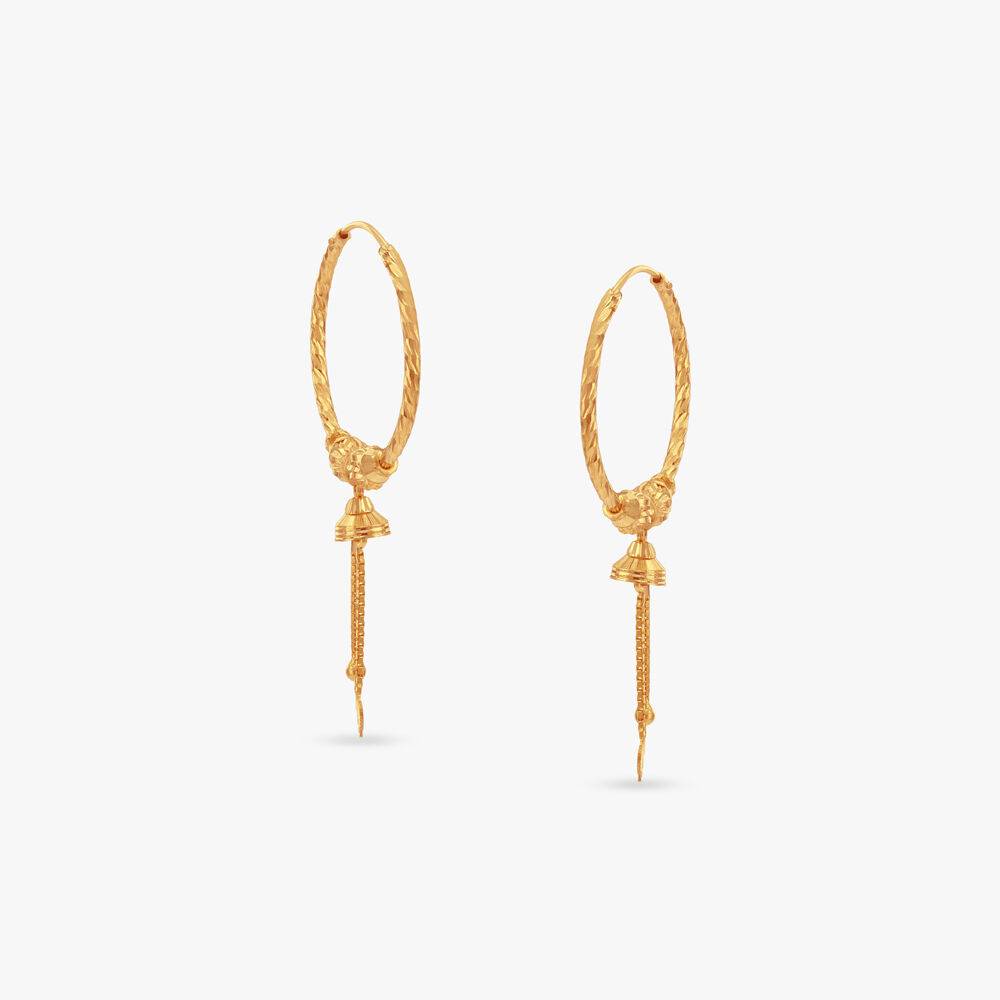 Heritage Glow Gold Hoop Earrings