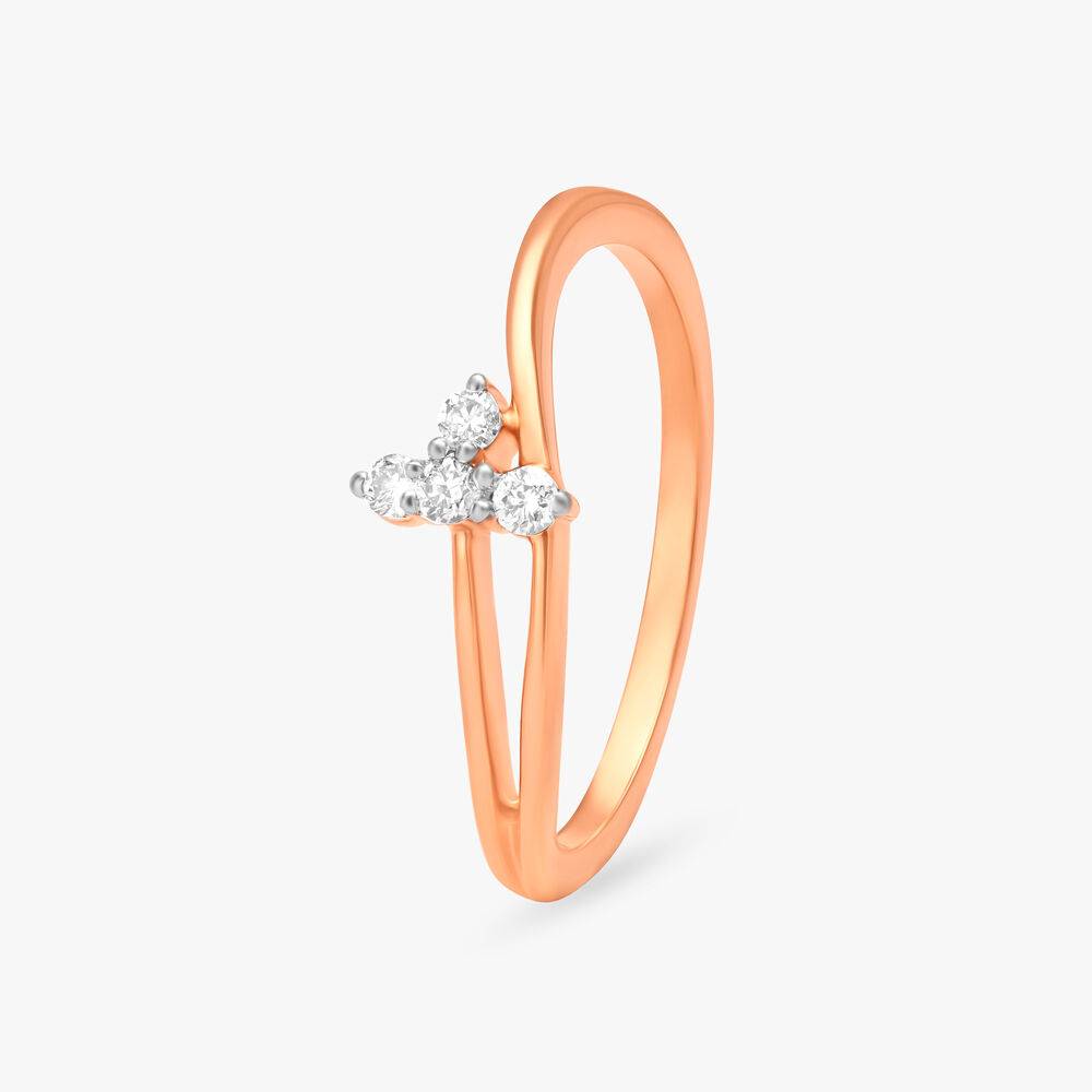 Crossover Spark Diamond Ring