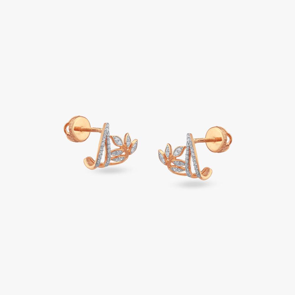 Garden Bloom Diamond Stud Earrings