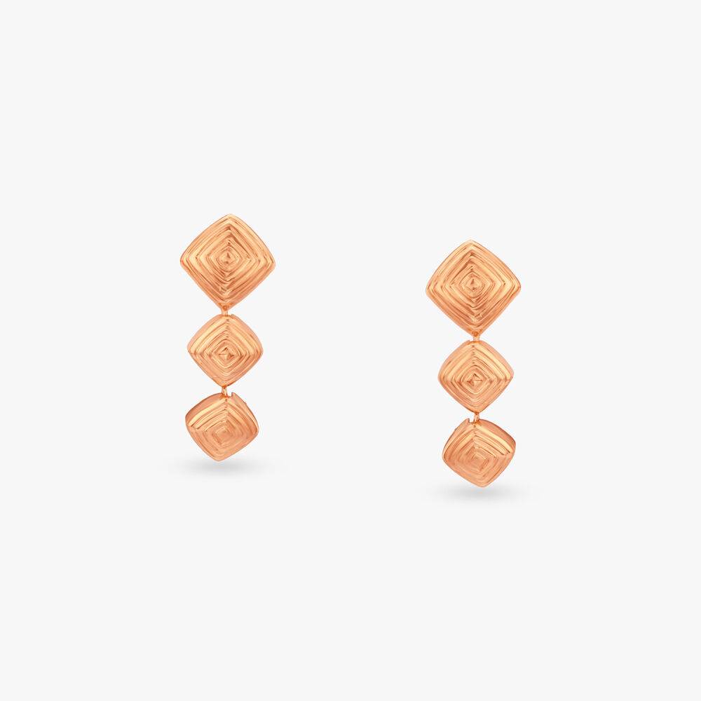 Luxe Statemen Gold Drop Earrings