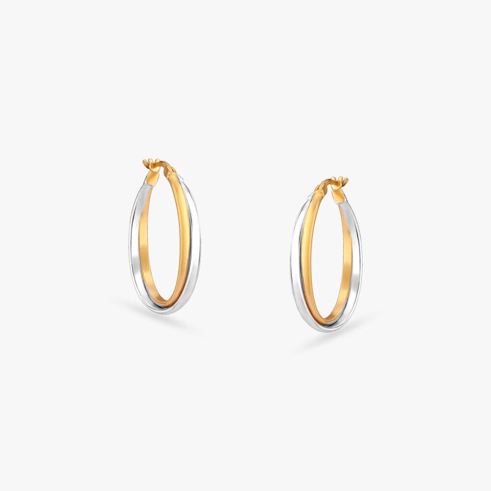 Harmony Shine Gold Hoop Earrings