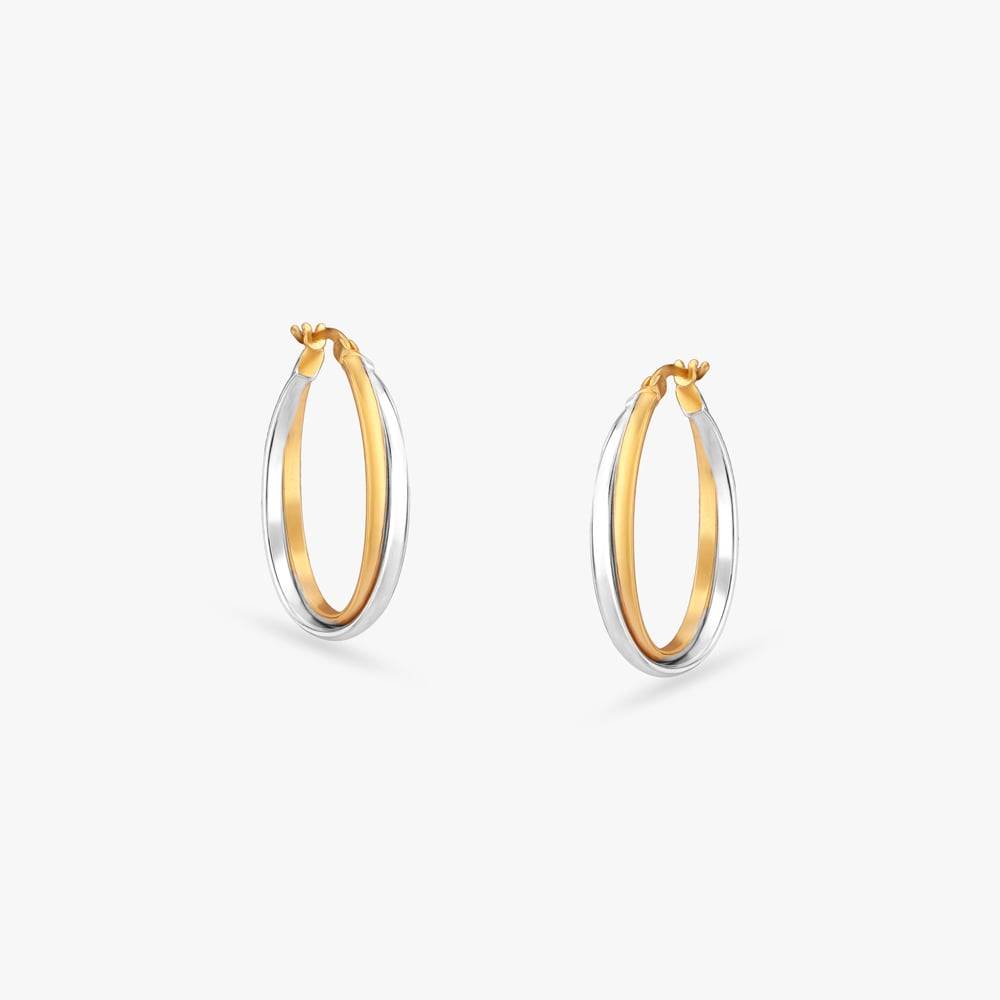 Harmony Shine Gold Hoop Earrings