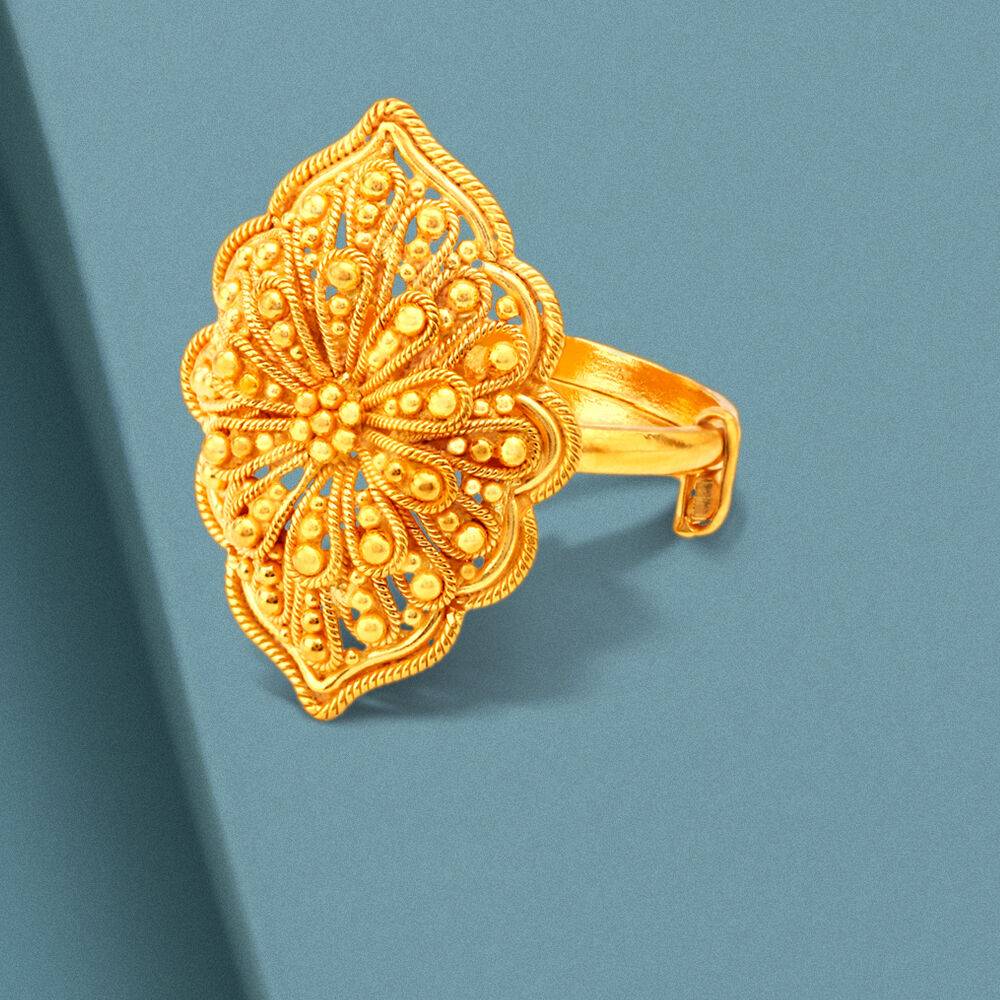 Regal Intricate Gold Ring