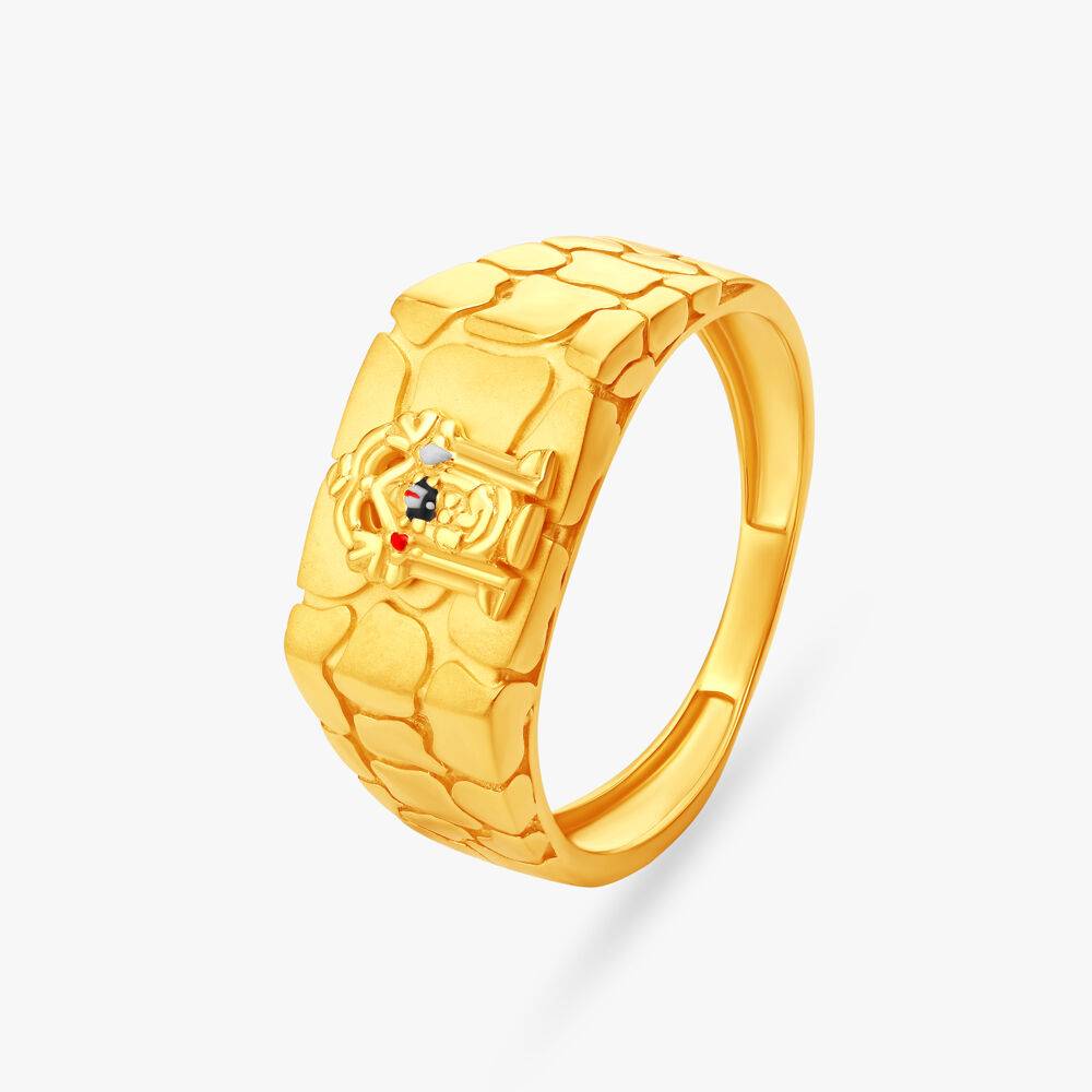 God-Srinivasa Gold Finger Ring