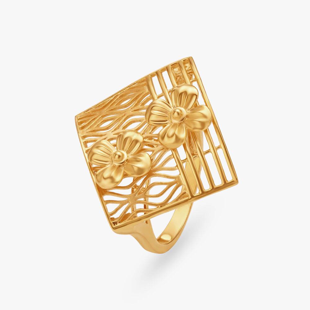 Floral Drama Ring