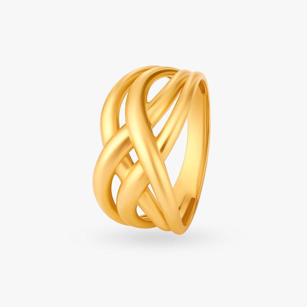 Statement Gold Finger Ring