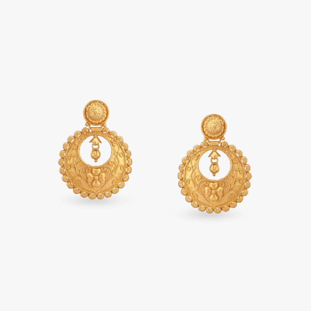 Eternal Charm Gold Drop Earrings