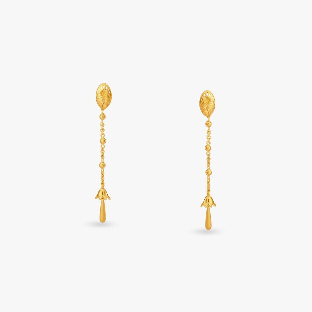 Modular Grace Gold Drop Earrings