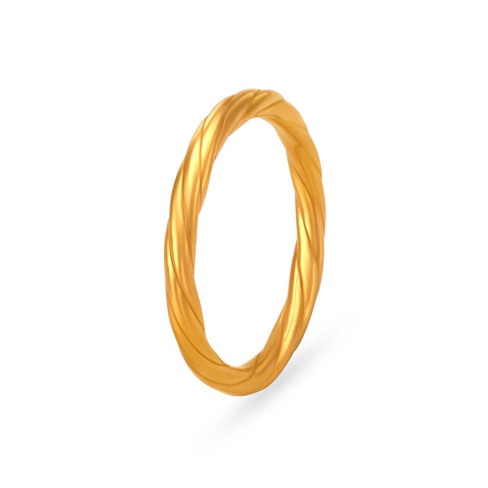 Plain Gold Finger Ring