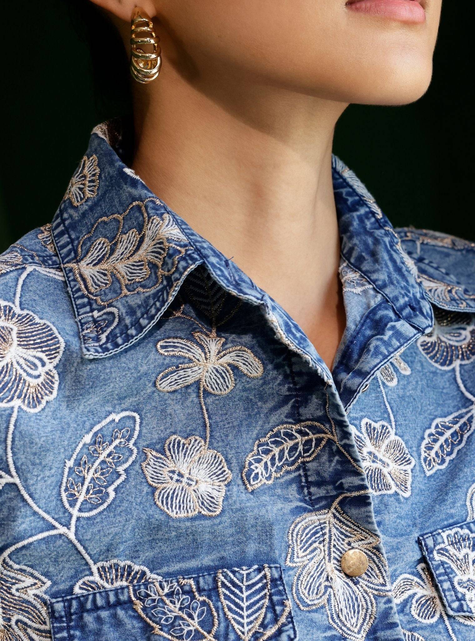 Ceri Denim Blue Shirt