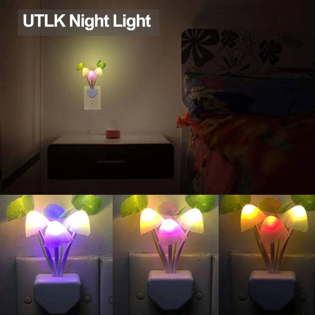 Mushroom Sensor LED Night Light – Auto On/Off Plug-in Lamp for Bedroom & Home Decor Buy @ ₹149