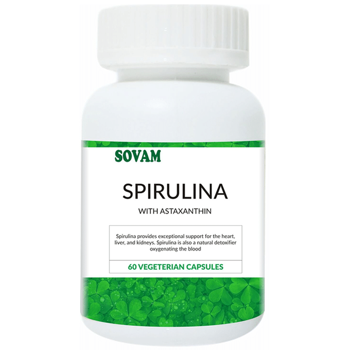 Sovam Spirulina Vegetarian Capsule