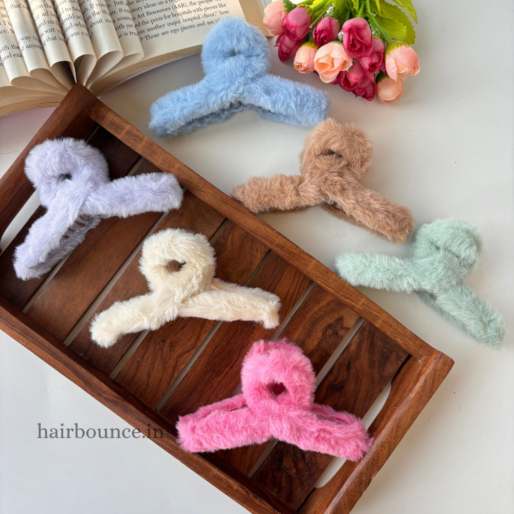 Plush Knot Hair Claw – Large