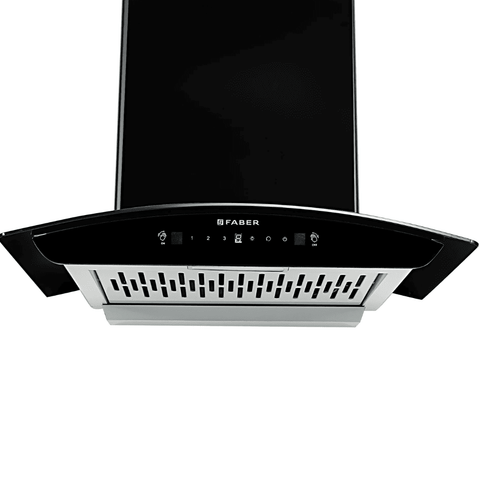 Faber HOOD SUNNY HC, 60 cm 1200 m3/hr Auto-Clean curved glass Kitchen Chimney Black) Buy at only ₹16499