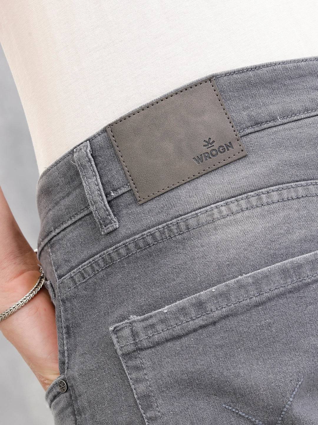 Low Fade Skinny Crop Jeans | Grey