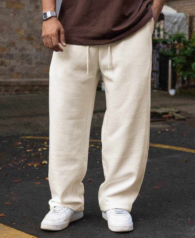Cream Baggy Trackpant Buy @ ₹1199