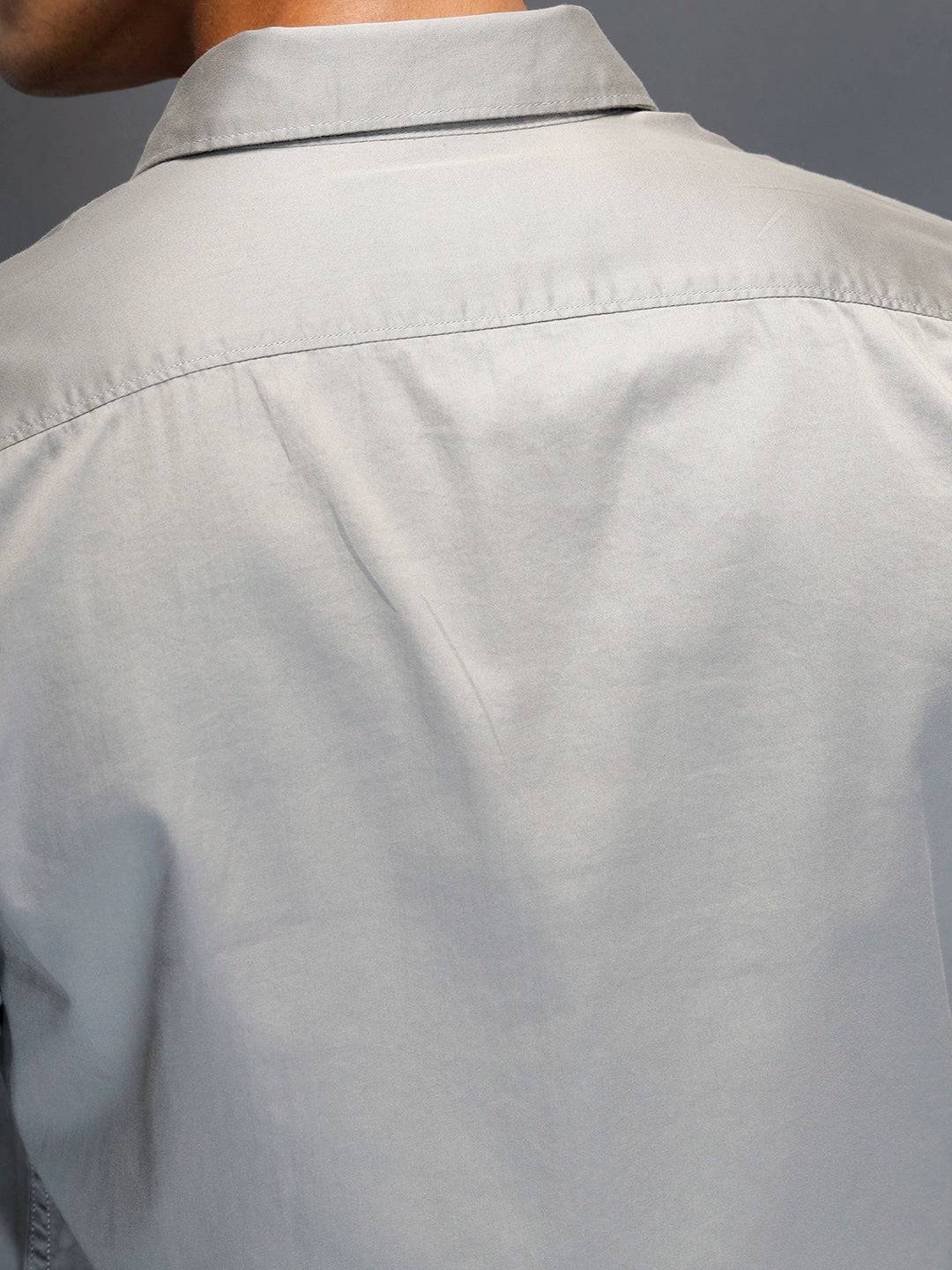 Men's Casual Slim Fit Shirt | Grey