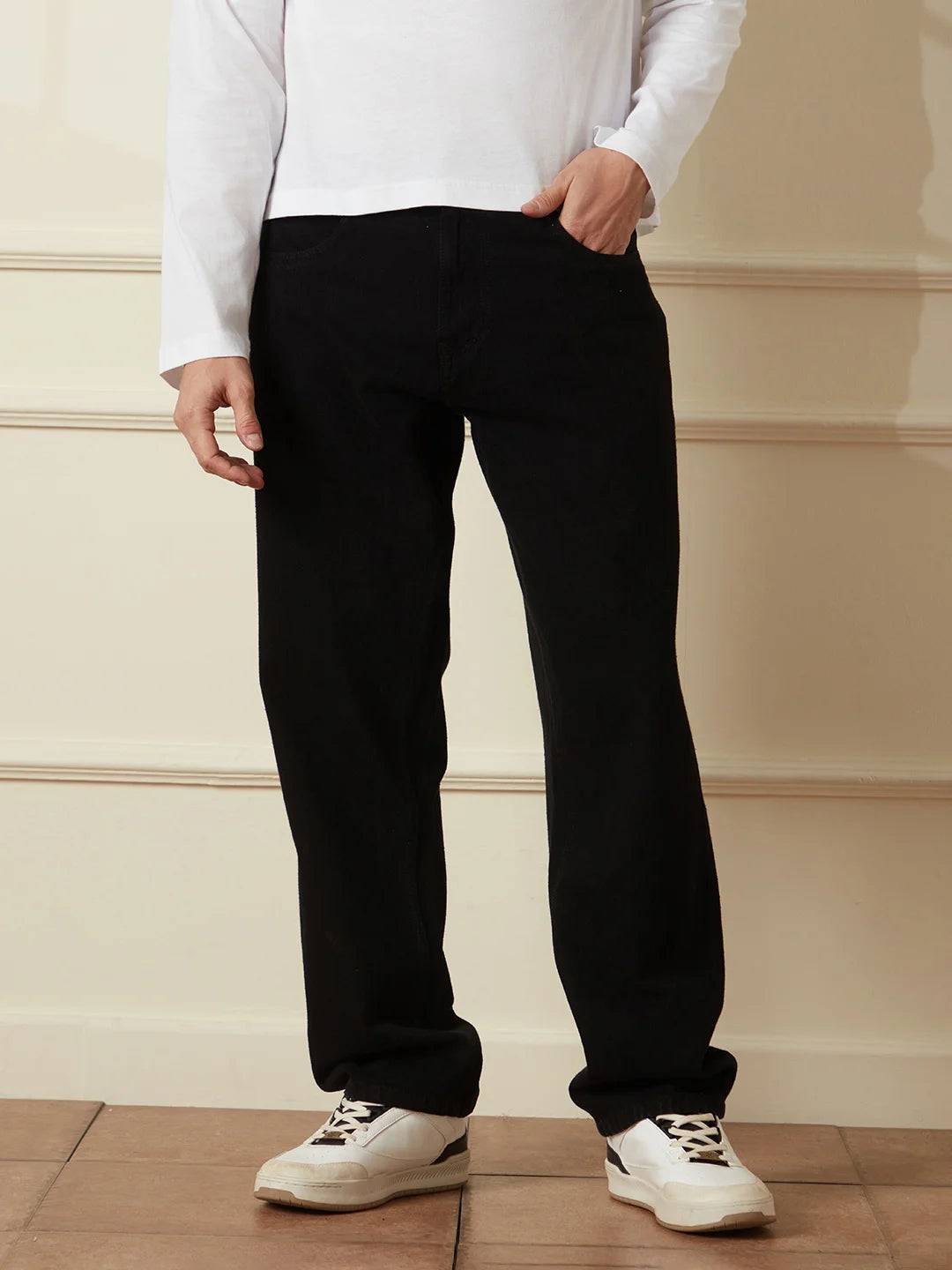 Casual Anti Fit Jeans | Black