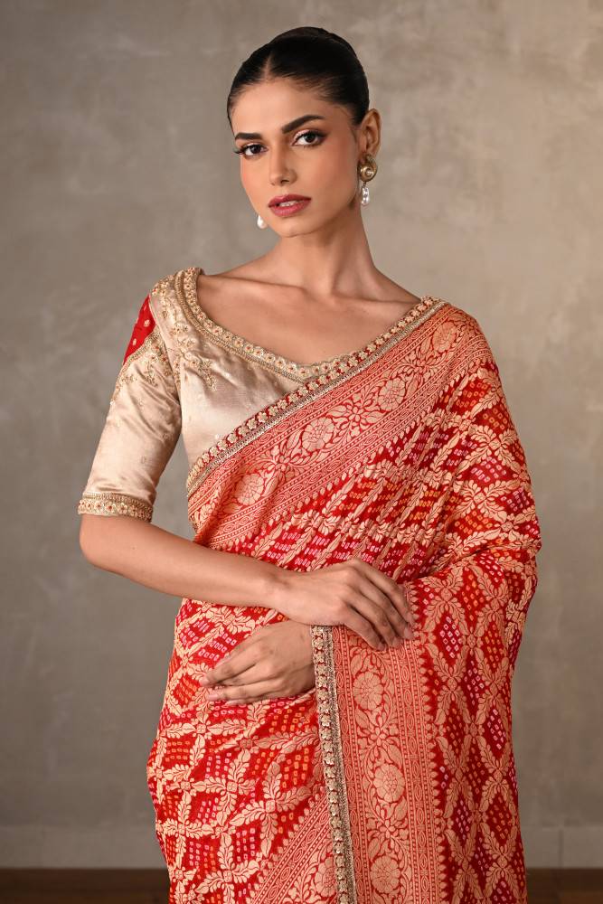 Royal Bandhej Elegance Saree Set Buy at ₹34995