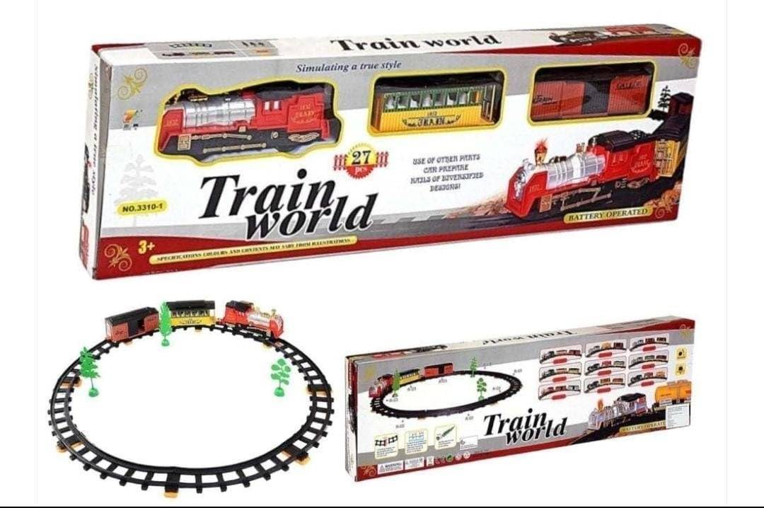 Toyland Big Train World for Kids with Big Track with Light and Sound Train for Kids Buy @ ₹690