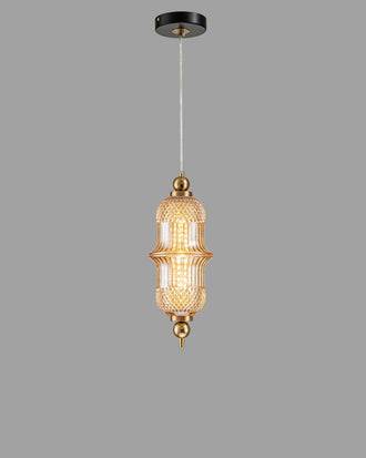 Amber Jewel Pendant Light