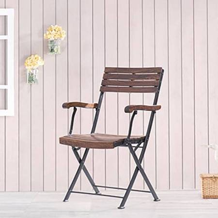 Masai Arm Chair Teak Finish Set of 2