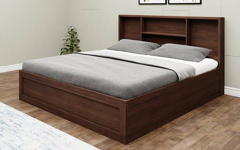Royaloak Zara Queen Bed With Hydraulic Storage