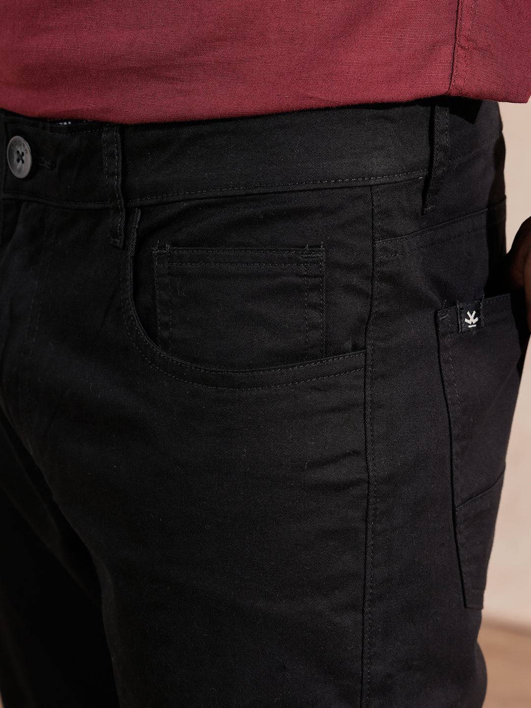 Classic Slim Fit Trouser | Black