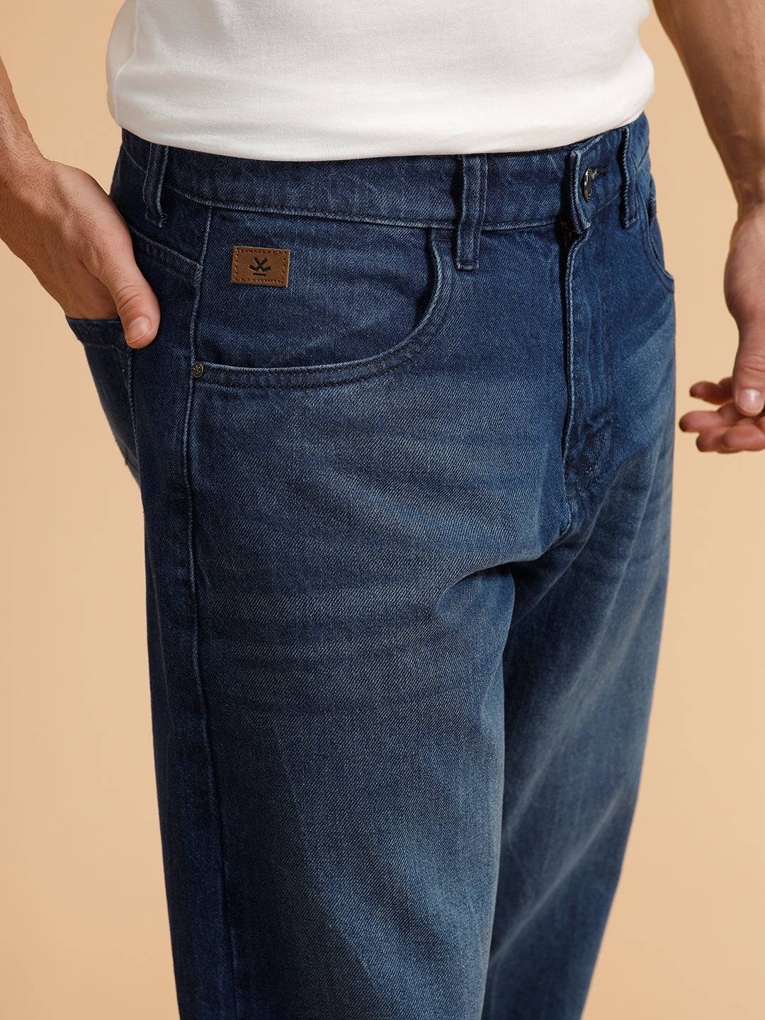 Casual Loose Fit Jeans | Blue