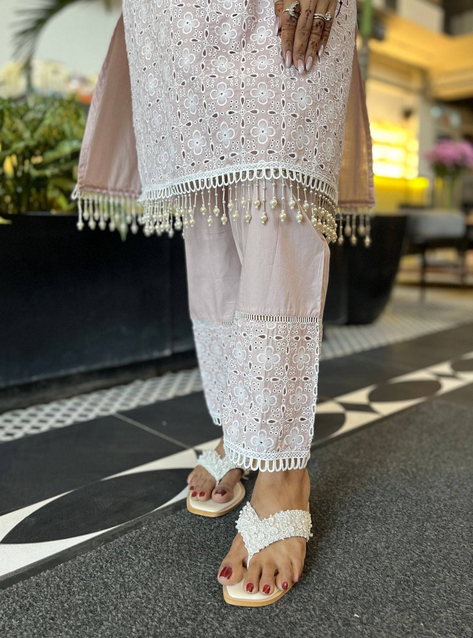 Danira Cotton Pink Kurta Set