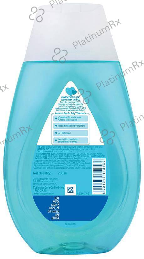 Johnson's Active Kids Clean & Fresh Shampoo 200 ml