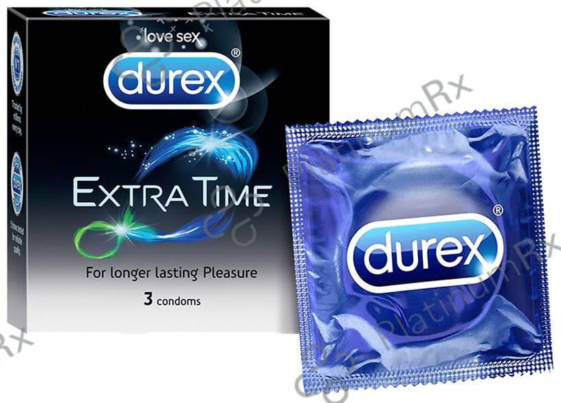 Durex Extra Time Condom 3s