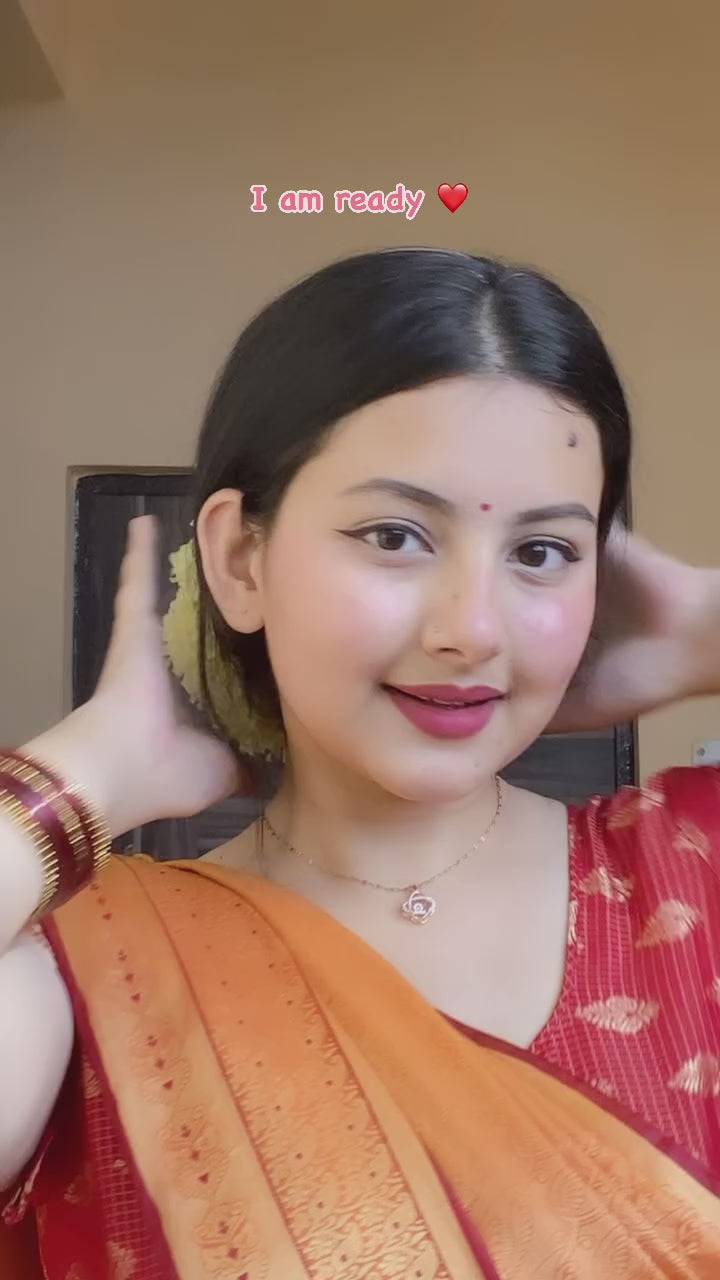 Pink-Green Kundan Studded Wedding Jhumka Earrings for Women