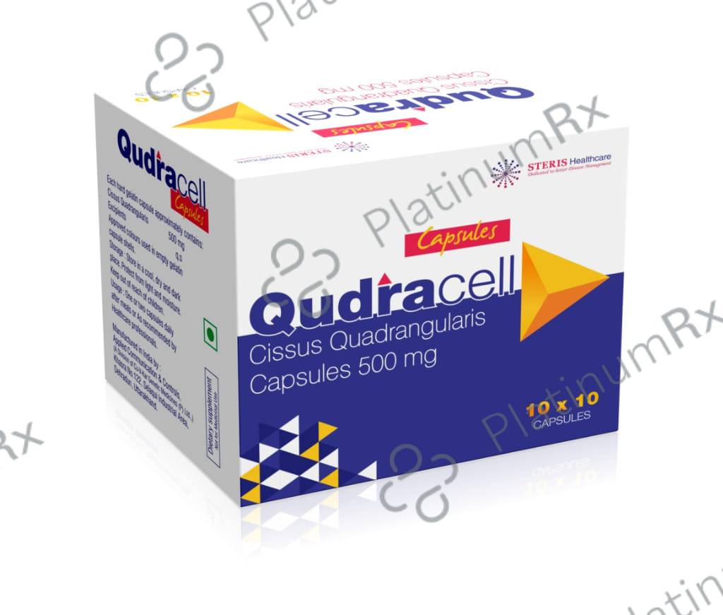Qudracell Cissus 500mg Quadrangularis Capsule 10s